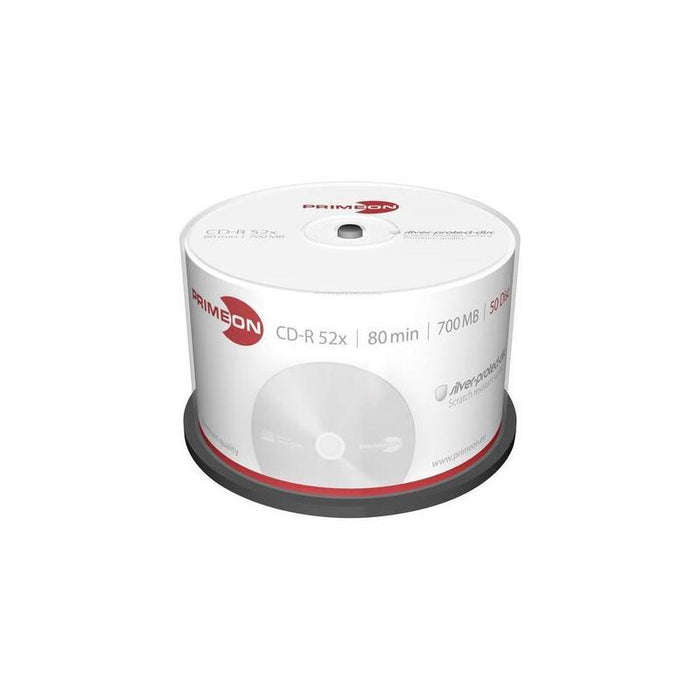 Primeon Cd-R 80min 700mb 52x Bobina (50 Discos)