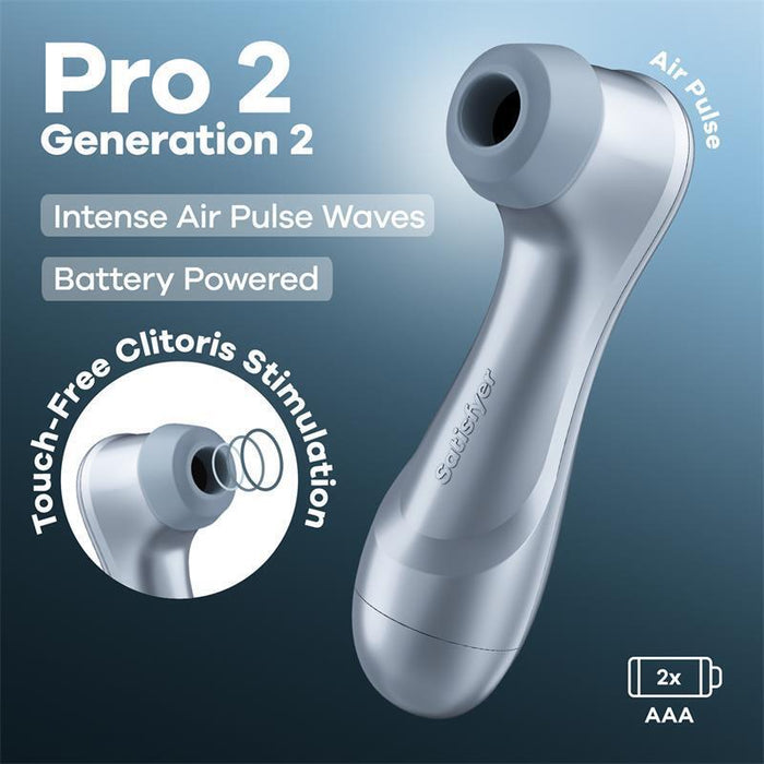 Pro 2 Gen 2 Succionador De Clítoris Battery Series Ice Blue