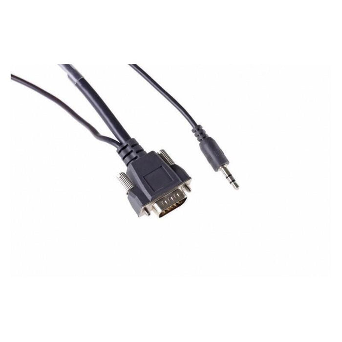 Pro Vga M. Lyd Kabel, Micro  Vga Og Lyd, Minijack 3,0m,
