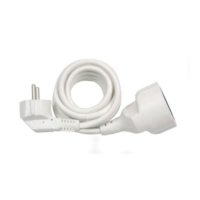 Prolongador Con 1 Toma, 16 A 250 V~, Ip20, Cable H05vv-F 3g1,5 Mm², 5 M, Blanco