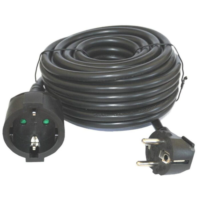 Prolongador De Corriente Silver Electrics M -  3x 1.5mm -  250v -  16a -  3.500w Negro