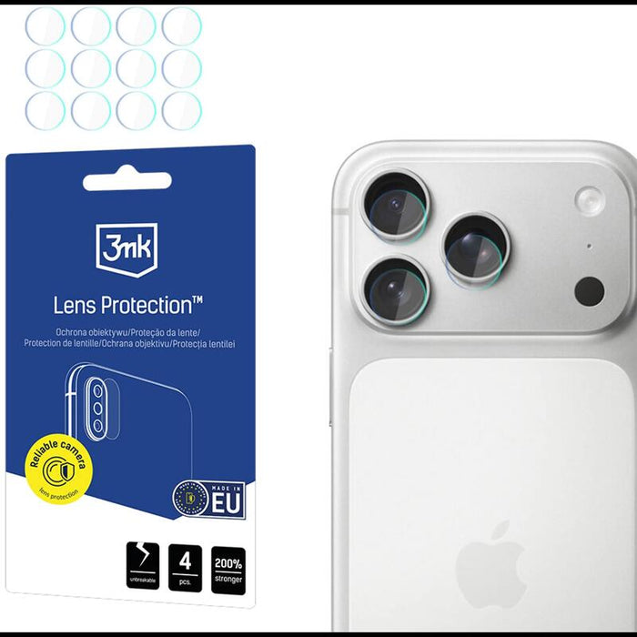 Protector Cámara  Apple Iphone 17 Pro - 3mk Lens Protection 3mk, Apple Iphone 17 Pro, Cristal Híbrido