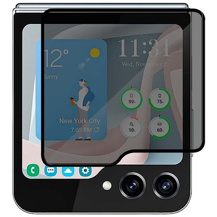 Protector De Cristal Templado Antiespía Samsung Galaxy Z Flip5 5g