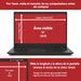 Protector De Pantalla 14" Magnético Con Filtro Anti Luz Azul Para Portátil Asus Vivobook X456 316X184 Mm