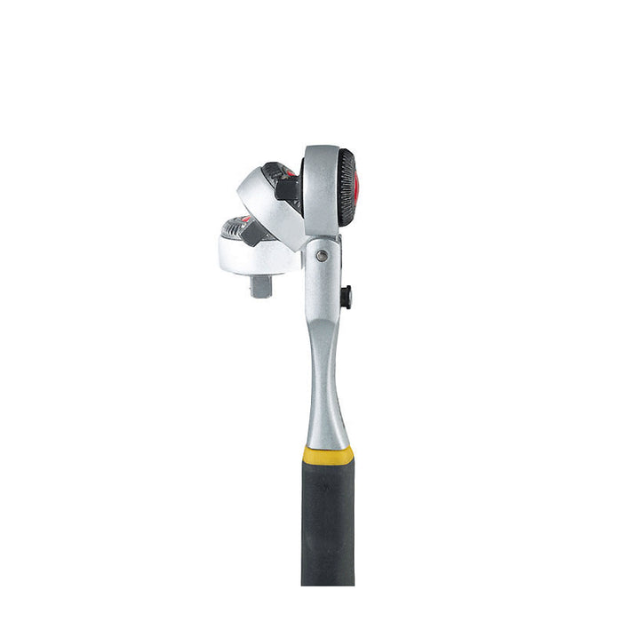 Proxxon 23 074 2223074-Carraca 1/4" Cabeza Articulada 90º, Rojo