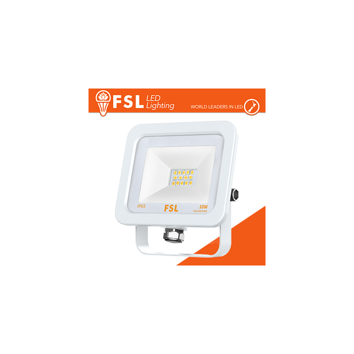 Proyector Exterior Blancas 10w - 6500k 115° Ip65