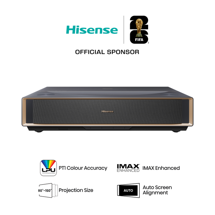 Proyector Laser Hisense Pt1 4k Uhd 2500 Lumenes Hdr10+ Smart Tv Tiro Corto