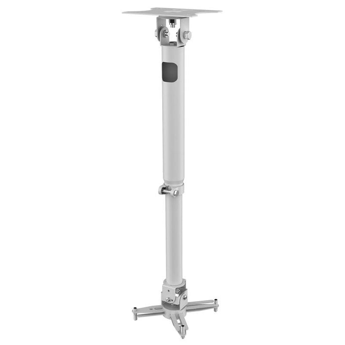 Proyector- Y Webcam-Soporte De Techo - Stangenlnge 440 Hasta 740 Mm - Passt Fr Die Meisten Projektoren - Hindernisfreie Kabelverwaltung