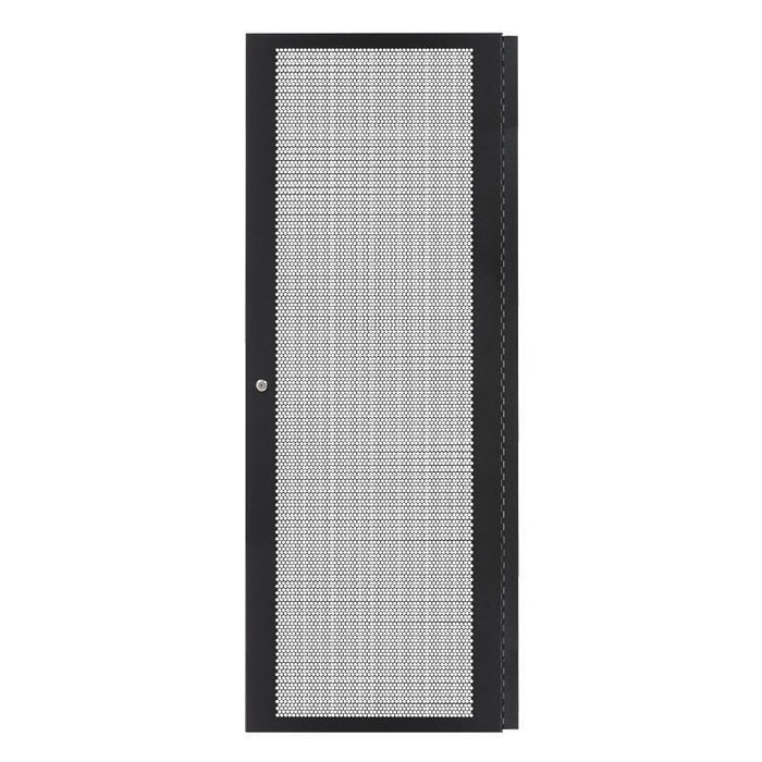 Puerta Met?Lica Perforada 42hu Ancho 600 Negro
