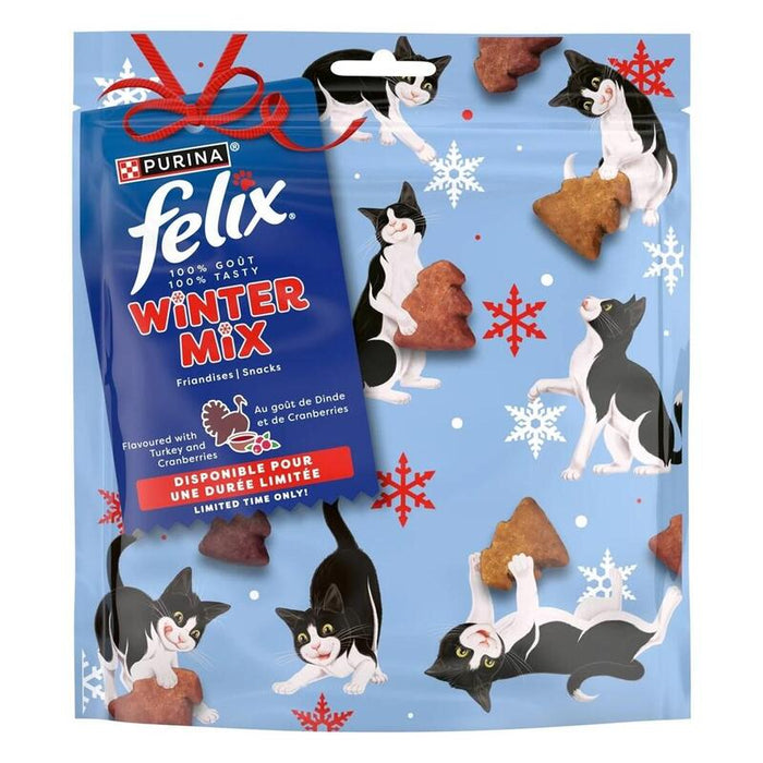 Purina Felix Winter Mix Turkey&Cranberries - Goma Para Gatos - 200g