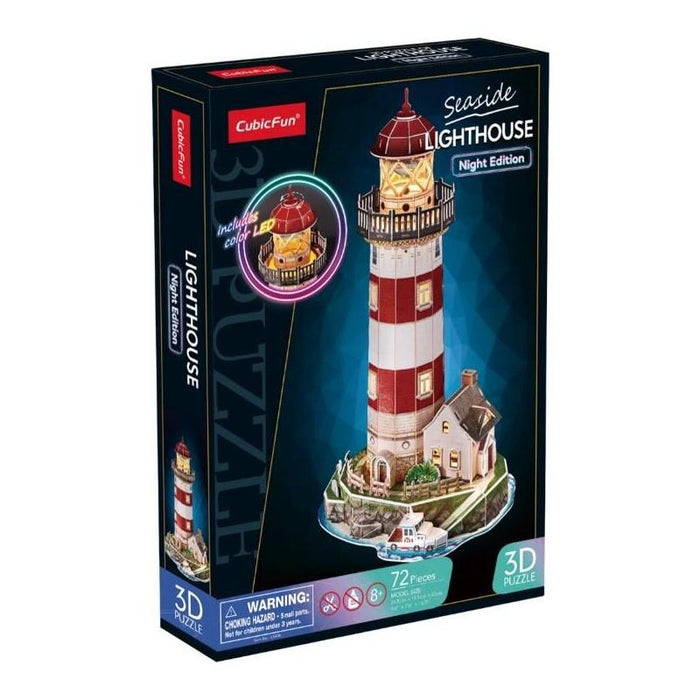 Puzzle 3d 72 Elementy Latarnia Wersja Nocna