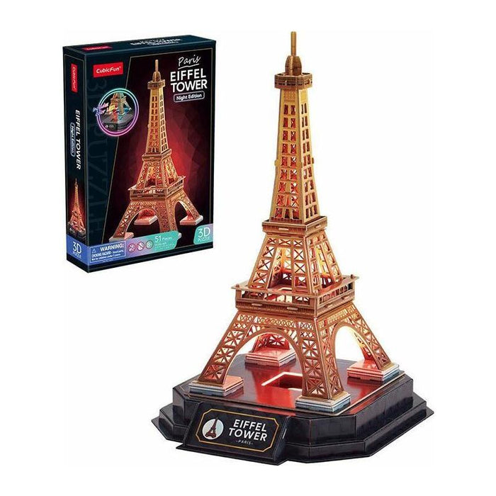 Puzzle 3d Wieza Eiffla (Wersja Nocna)