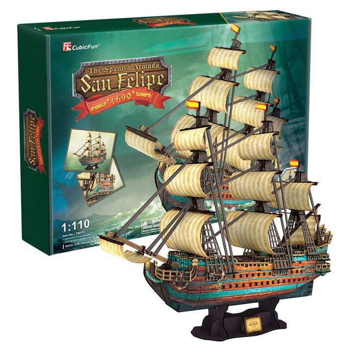 Puzzle 3d Zaglowiec The Spanish Armadasan Felipe