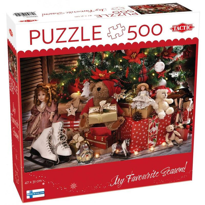Puzzle 500 Elementów Swiateczne Prezenty I Zabawki