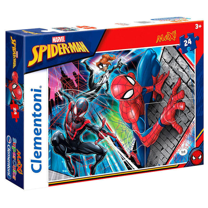 Puzzle Maxi Spider-Man Marvel 24 Piezas  ¡Aventuras Arácnidas Para Pequeños Héroes!