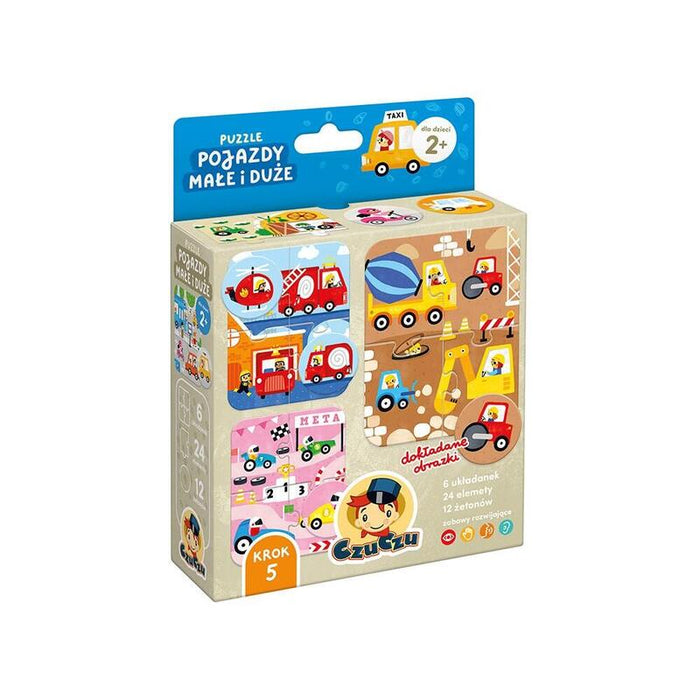 Puzzle Pojazdy Male I Duze