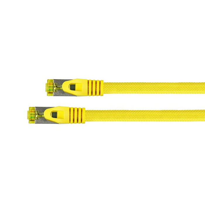 Python Cable De Red M. Cat.7 Rohcable Nylongefl. Gelb 2m