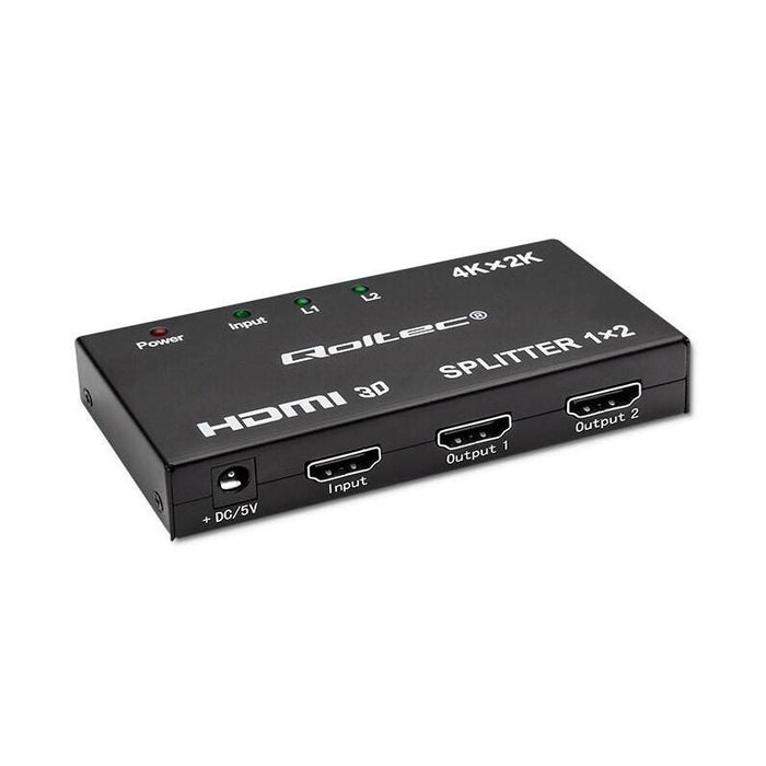 Qoltec 51796 Active Hdmi Splitter 2 X Hdmi 4k X 2k 3.4gb S