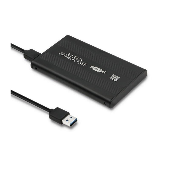 Qoltec 51861 Caja Externa Para Disco Duro / Ssd Sata3 De 2.5 " Usb3.0  Negro