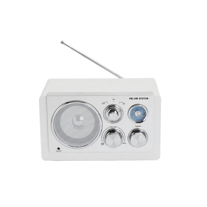 Radio Denver De Diseño Moderno Blanca
