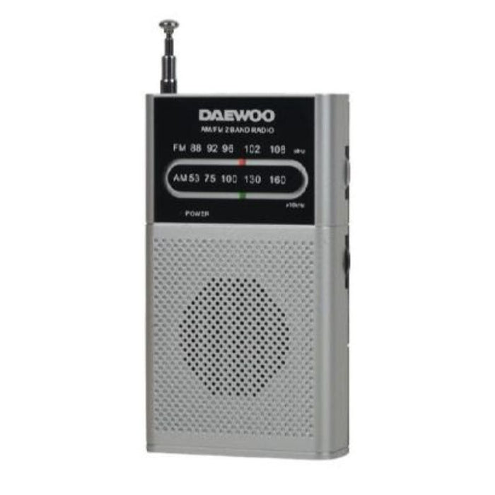 Radio Portátil Daewoo Dw1027 Plata