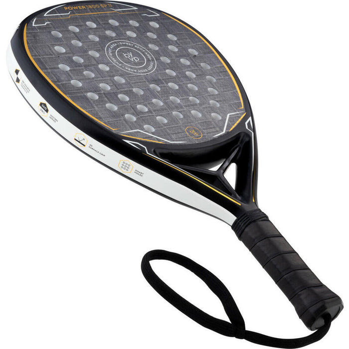 Raqueta Byvp De  Padel  Power 1800 Ii, Black White Gold