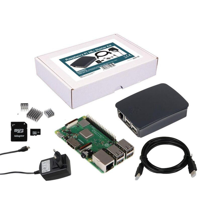 Raspberry Pi 3b+ 1gb Full Kit 1gb Gehäuse Sd-Card 32gb Zubehör