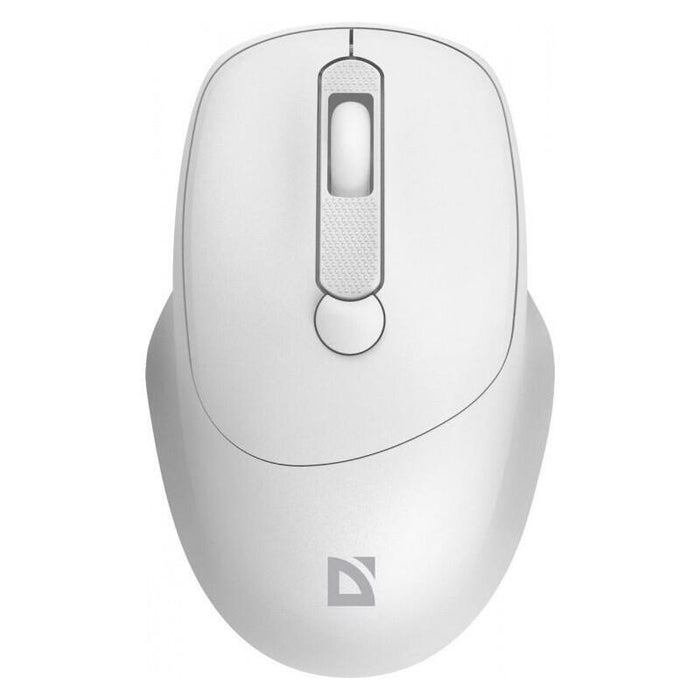 Ratón Defensor Feam Mm-296 Rf Silencioso Blanco