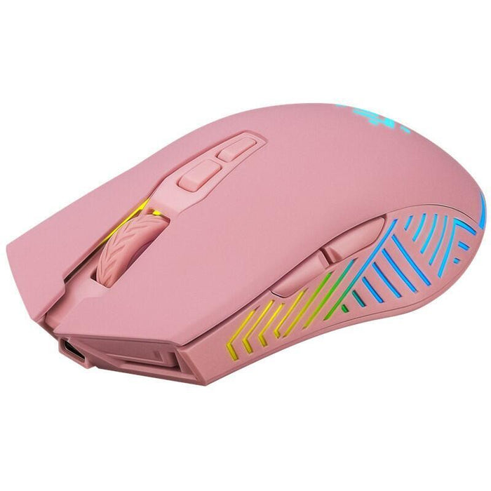 Ratón Gaming Inalámbrica Pandora Rf 3200dpi 7p Rosaowa