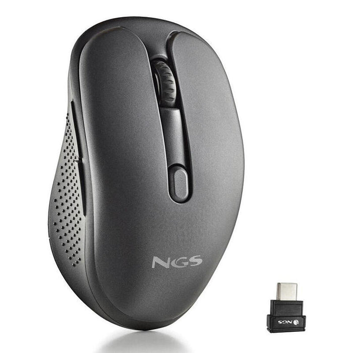 Ratón Inalámbrico Ngs Evo Mix Silencioso Batería Recargable Hasta 3200 Dpi Negro