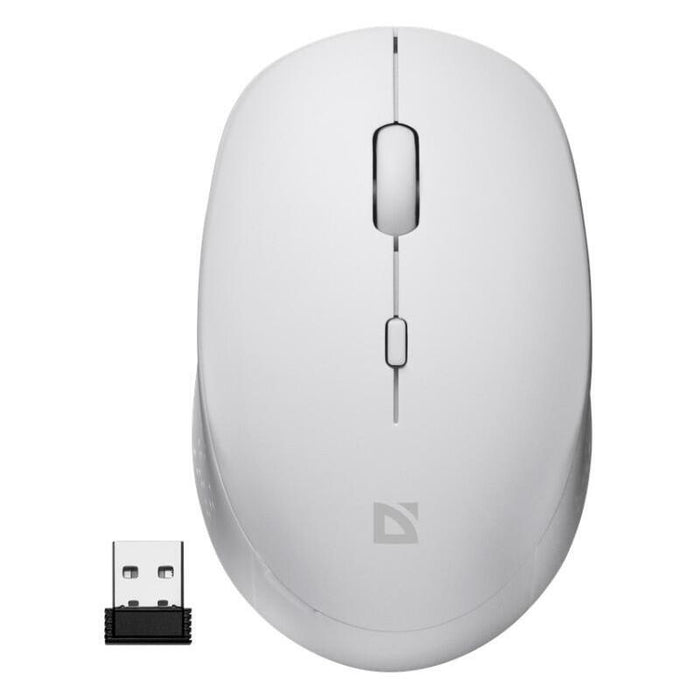 Ratón Inalámbrico Silent Click Auris Mb-027 800/1200/1600 Dpi Blanca
