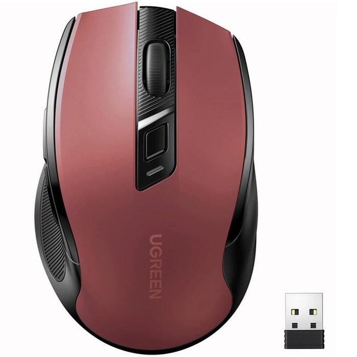 Ratón Inalámbrico Silent Click Mu006 - Roja