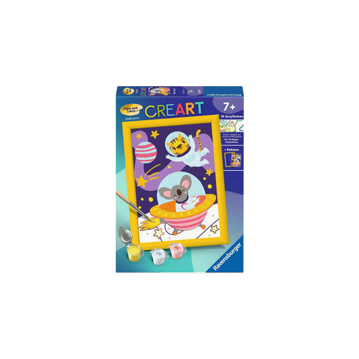 Ravensburger Creart - Animales En El Espacio, Pintura 23991