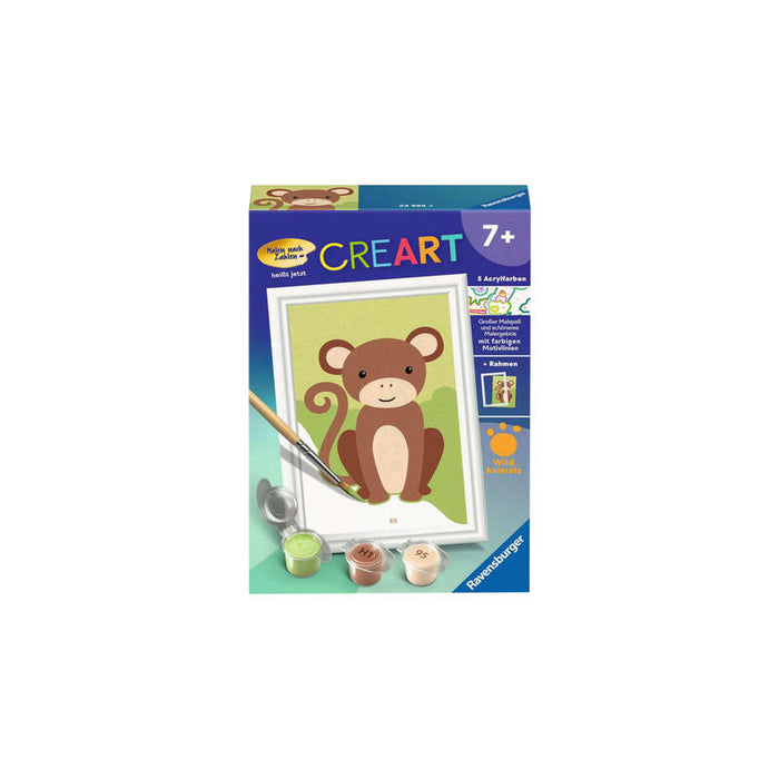 Ravensburger Creart - Pequeño Mono, Pintura 23986