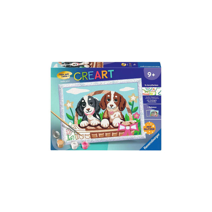 Ravensburger Creart - Perros En Cestas, Pintura 25890