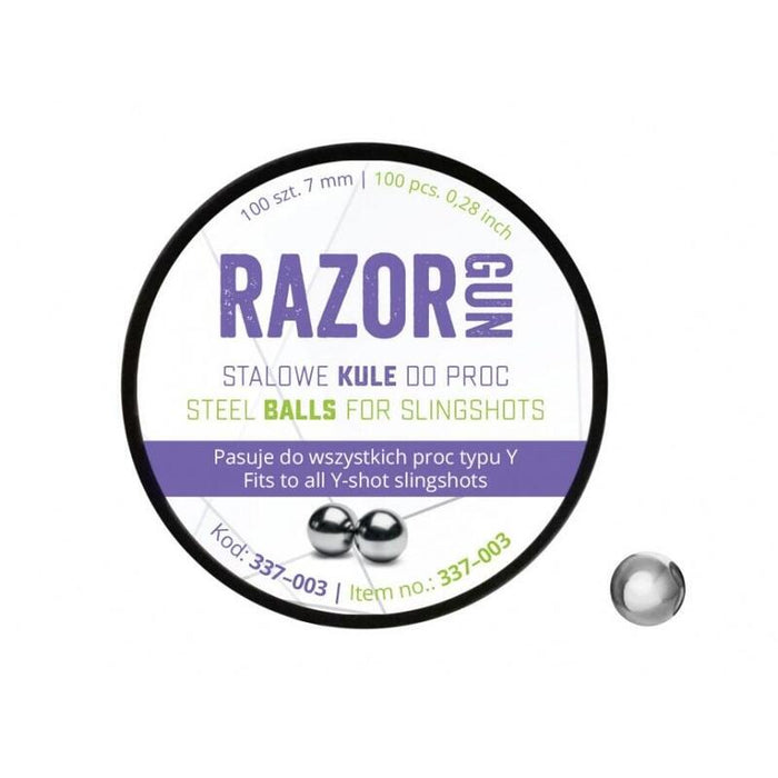 Razorgun Bolas Para Tirachinas De 7 Mm 100 Uds. (337-003)