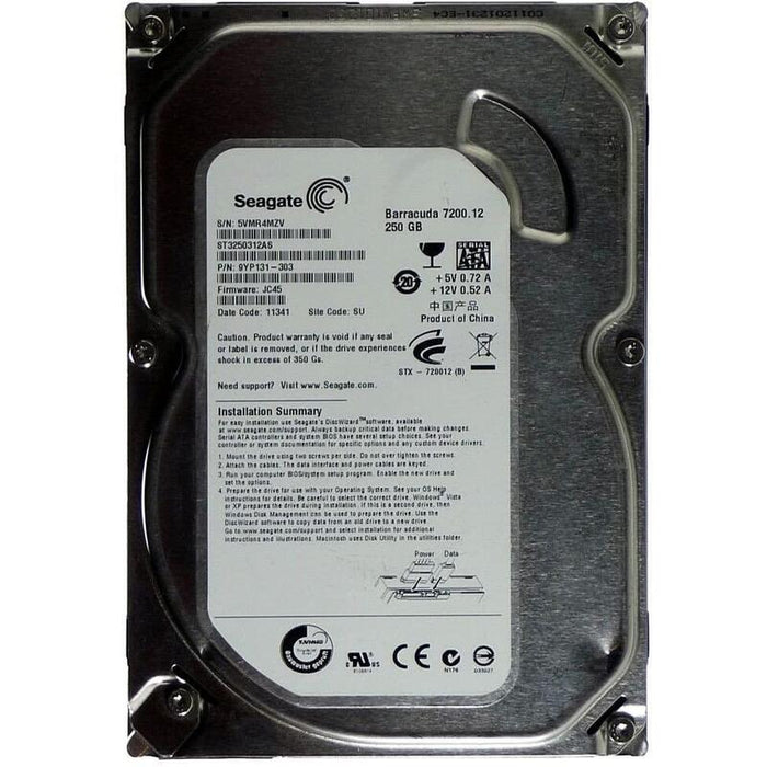 Reacondicionado Hd Seagate 250 Gb Sata St3250312as 6m Garantia