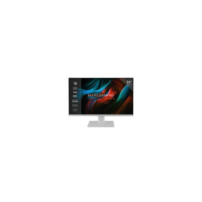 Reacondicionado - (Km0) Monitor 24" Dp Hdmi Mars Gaming Mv24 Ips Fhd 120hz 1ms 250cd/Mâ² Vesa 100x100 Blanco Cash30