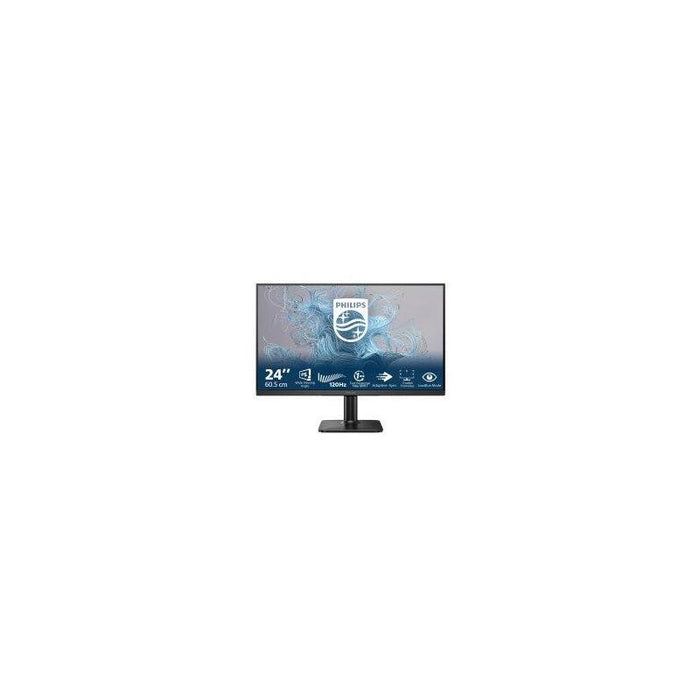 Reacondicionado - (Km0) Monitor 24" Hdmi Vga Philips 24e2n1110/00 Ips Fhd 120hz 1ms 300cd Vesa 100x100 Color Negro Cas