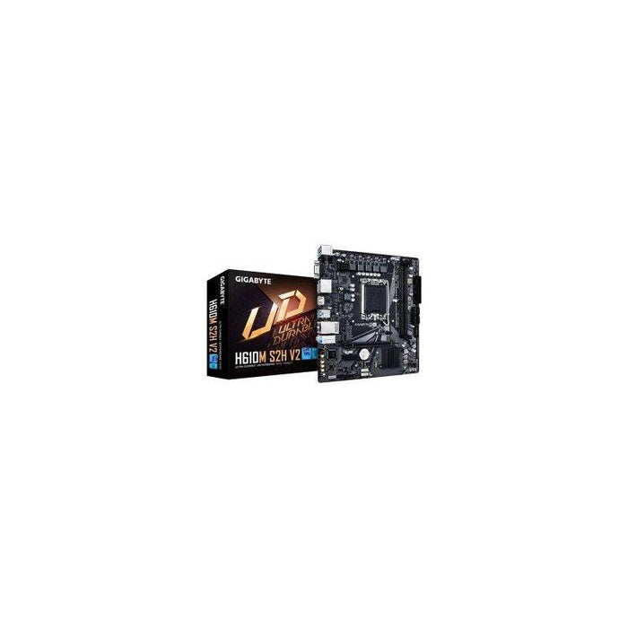 Reacondicionado - (Km0) Pb Gigabyte H610m S2h V2 M-Atx Skt Lga1700 2xddr5 5600mhz Dp Hdmi Vga Lan M.2 Cash30