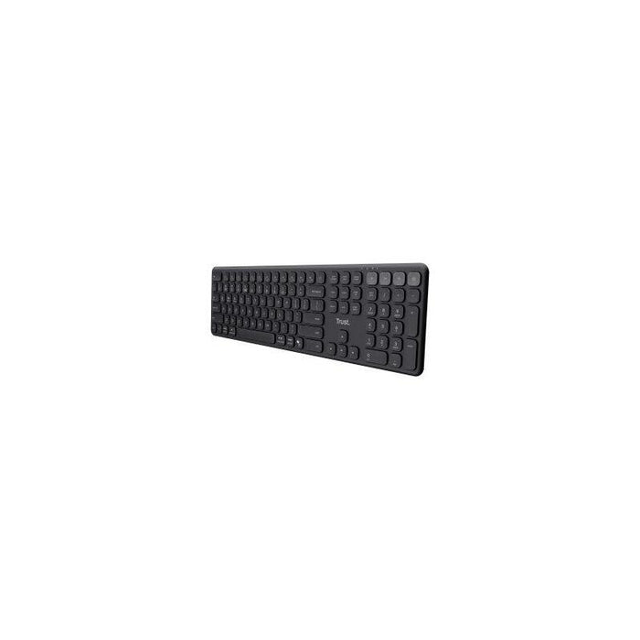 Reacondicionado - (Km0) Teclado Trust Wireless Vaiya Multidispositivo De TamaãO Completo Negro Cash30