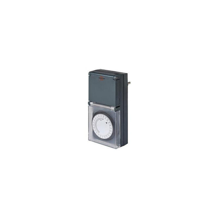 Reacondicionado - (Km0) Temporizador De Exterior Mz-44 Mecanico 24 Horas Con Protecion Ip 44 Cash30