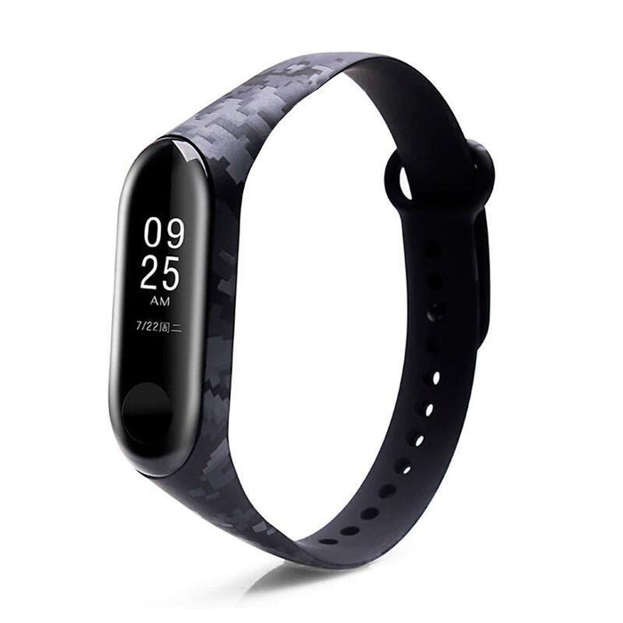 Recambio Correa Xiaomi Mi Band 4 / Mi Band 3 Camuflaje (Negro)