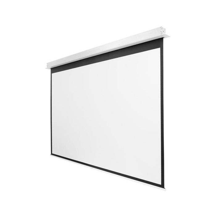 Recessed Ceiling Screen With  Rf Control, Matte White