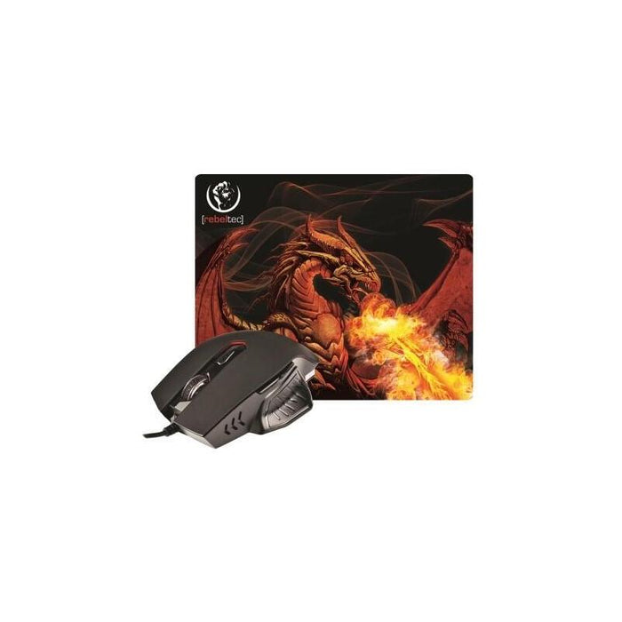 Red Dragon Zestaw Gamingowy Mysz + Podkladka