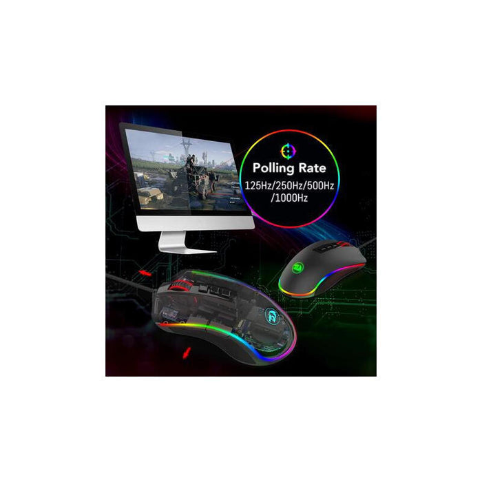 Redragon M711 Cobra Ratón Usb Tipo A Óptico 10000 Dpi Mano Derecha