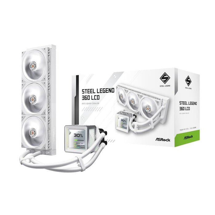 Refrigeracion Liquida  Cpu Asrock Steel Legend 360 Lcd (90-Asla36-Waaga5)