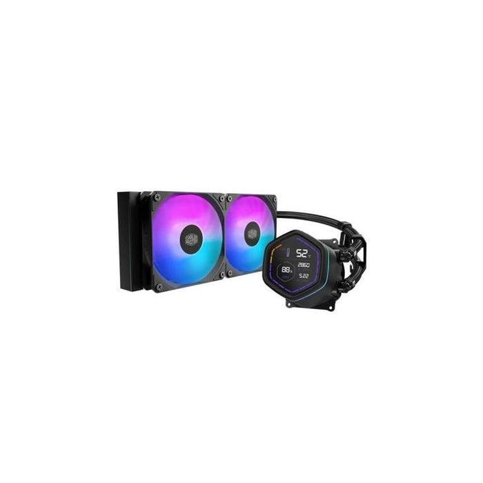 Refrigeracion Liquida Cpu Cooler Master Masterliquid Core Nex Digital 240 Argb   Pantalla Led Digital 2,1" - Color