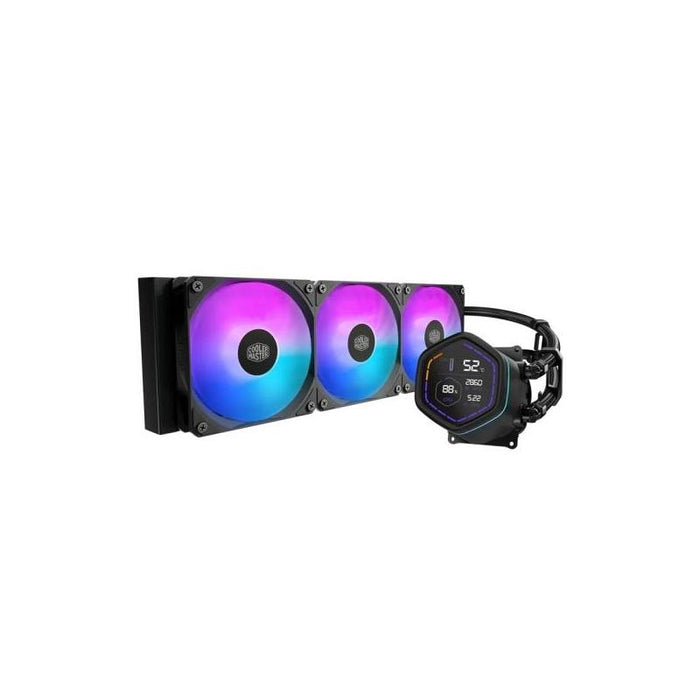 Refrigeracion Liquida Cpu Cooler Master Masterliquid Core Nex Digital 360 Argb  Pantalla Led Digital 2,1" - Color