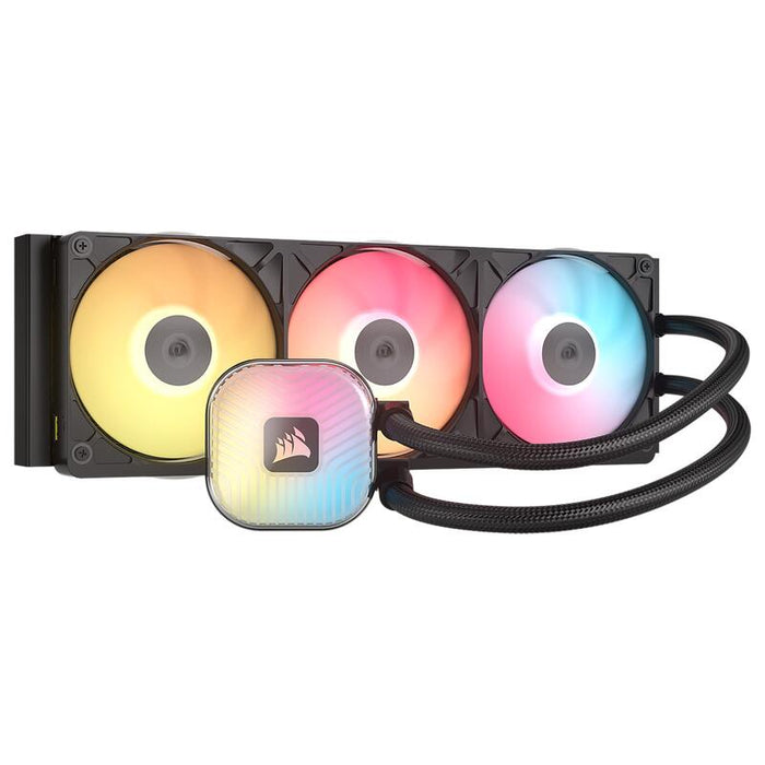 Refrigeración Líquida Cpu Corsair Icue Link Titan Ii 360 Rx Rgb  Aio  Negro
